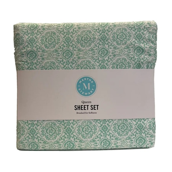 Bedding Martha Stewart Queen Sheet Set Poshmark